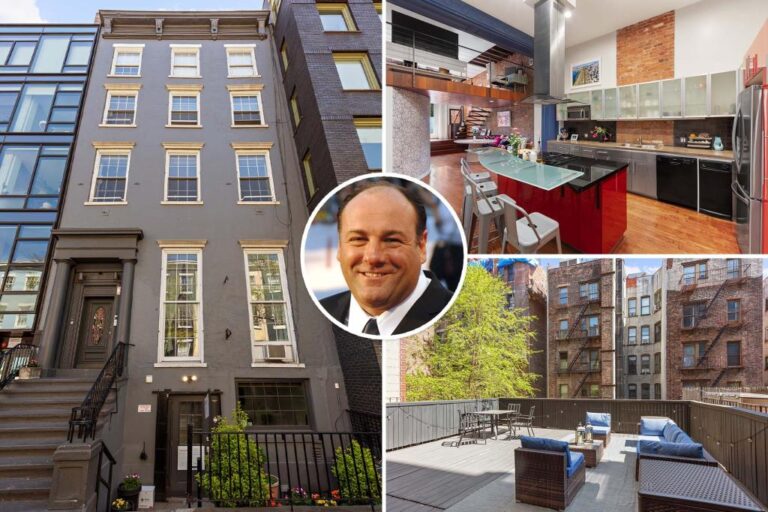 NYC townhouse that James Gandolfini once rented is asking $13.75M for sale

