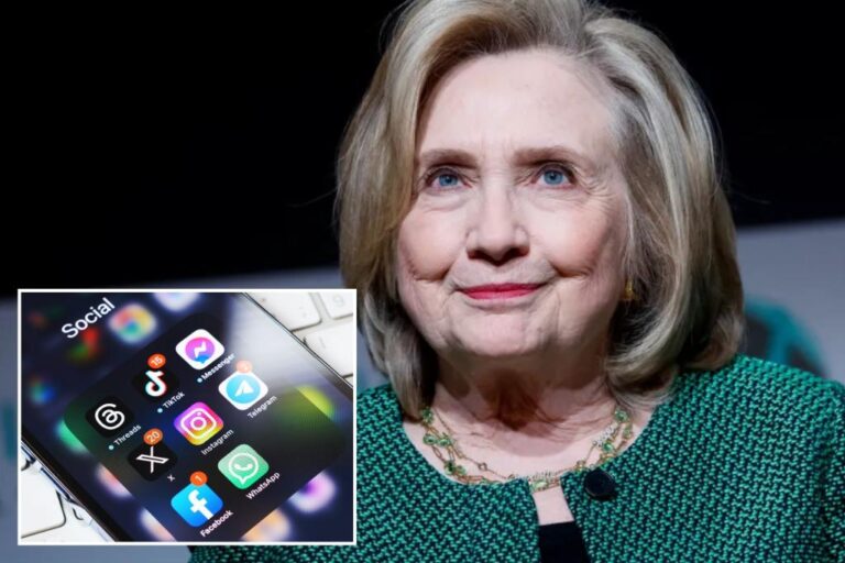Hillary Clinton warns that allowing free speech on social media means 'we lose control'

