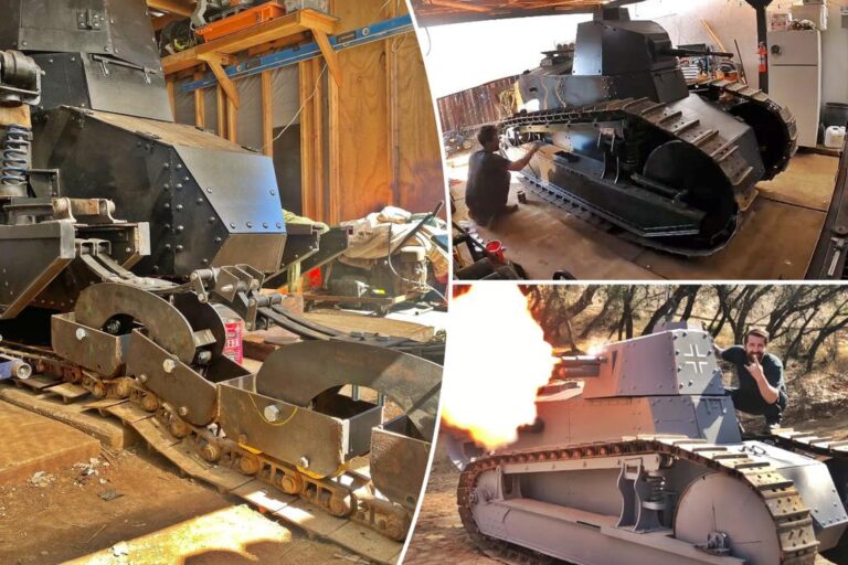 I spent a year and $50k building a WW1 tank - and it works

