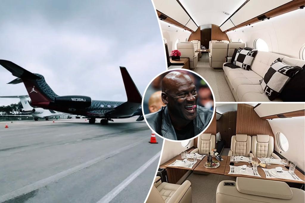 Inside Michael Jordan's newly purchased $70 million private jet