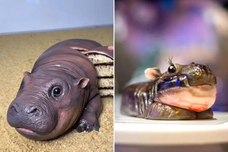 Take off your head! Moo Deng is cake - and fans have mixed feelings: 'Straight to jail'

